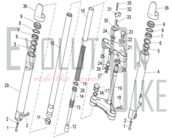 33-08 - SPARE PARTS FRONT FORK