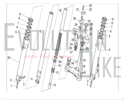 33-08 - SPARE PARTS FRONT FORK