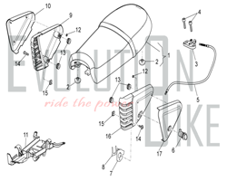 33-14 - SEAT FRAME SIDE COVER