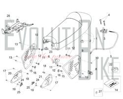 33-14 - SEAT FRAME SIDE COVER