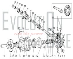 34-10 - REAR BEVEL GEAR