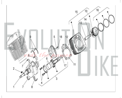 34-37 - CRANKSHAFT PISTON CYLINDER