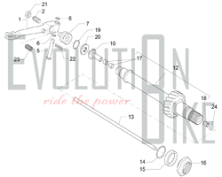 34-41 - LEVER CLUTCH RELEASE