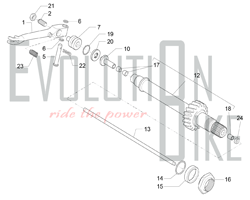 34-41 - LEVER CLUTCH RELEASE