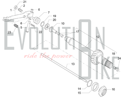 34-41 - LEVER CLUTCH RELEASE