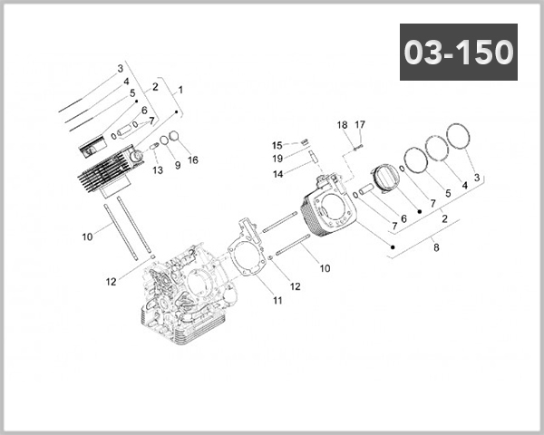 03-150 - CYLINDER PISTON