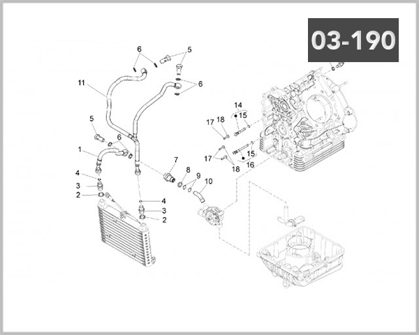 03-190 - PIPE ENGINE OIL