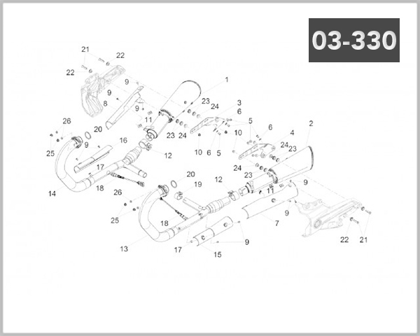 03-330 - EXHAUST SYSTEM