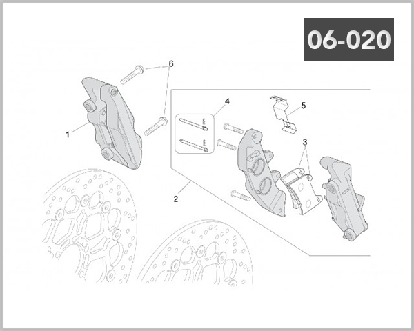 06-020 - FRONT BRAKE CALIPER