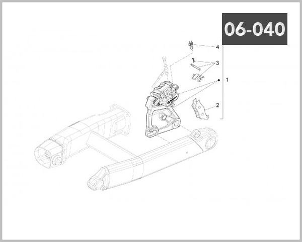 06-040 - REAR BRAKE CALIPER