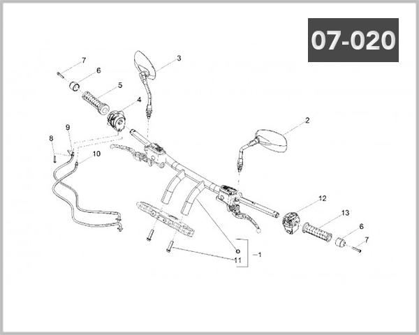 07-020 - HANDLEBAR CONTROLS