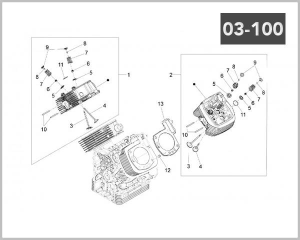 03-100 - CYLINDER HEAD