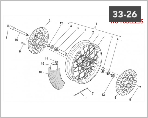 33-26 - FRONT WHEEL