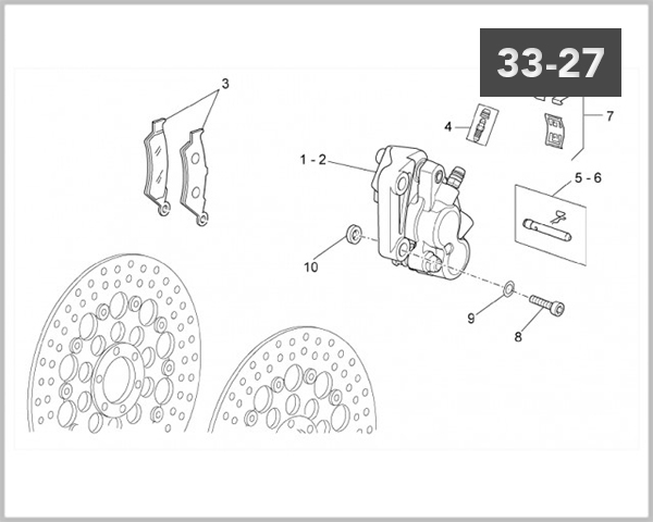 33-27 - FRONT BRAKE CALIPER