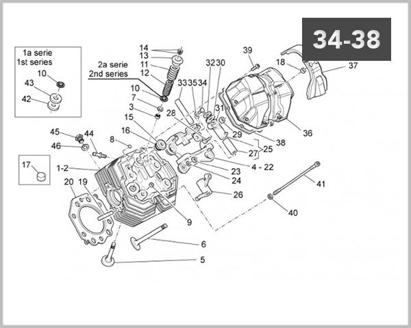 34-38 - CYLINDER HEAD