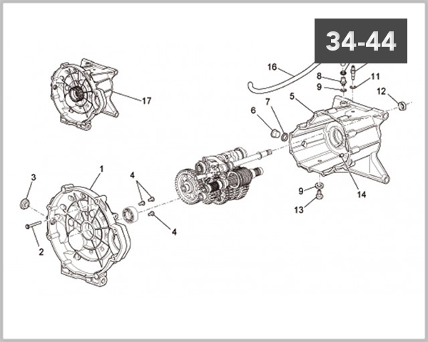 34-44 - THRASMISSION CASE