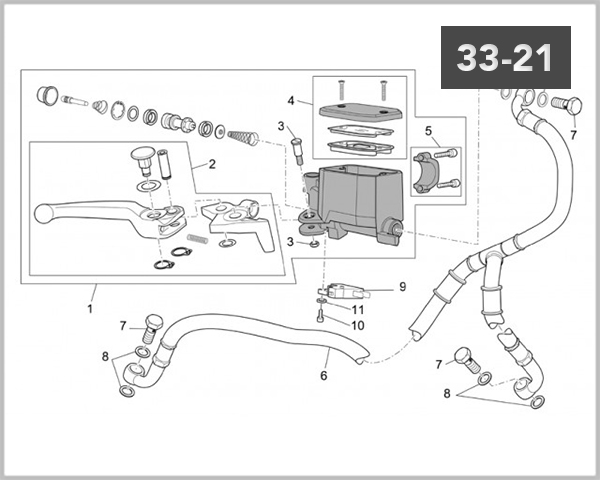 33-21 - FRONT MASTER CYLINDER