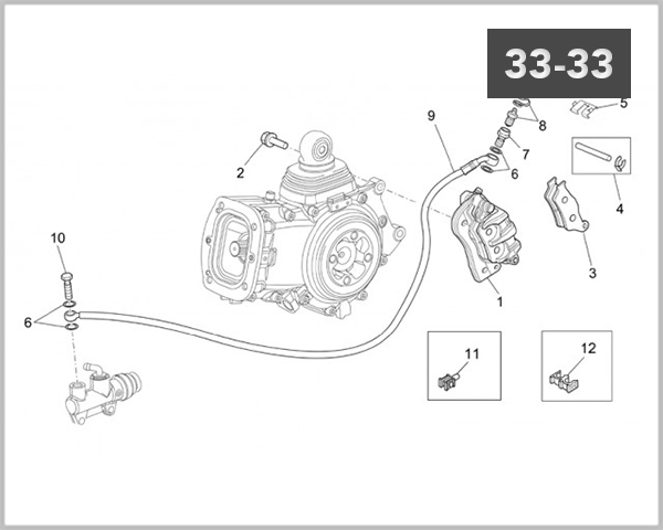 33-33 - REAR BRAKE CALIPER