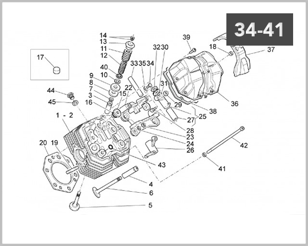 34-41 - CYLINDER HEAD AND VALVES 1