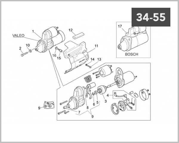 34-55 - STARTER MOTOR