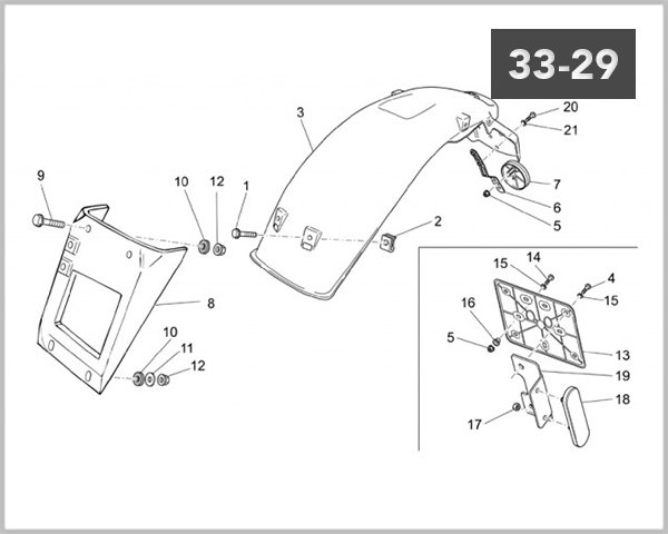 33-29 - REAR FENDER