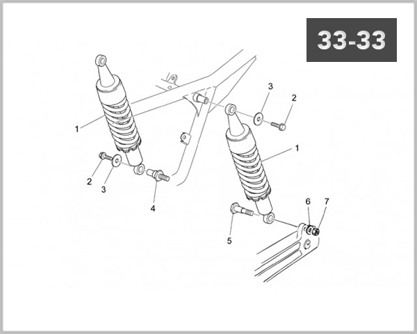 33-33 - REAR SHOCK ABSORBER