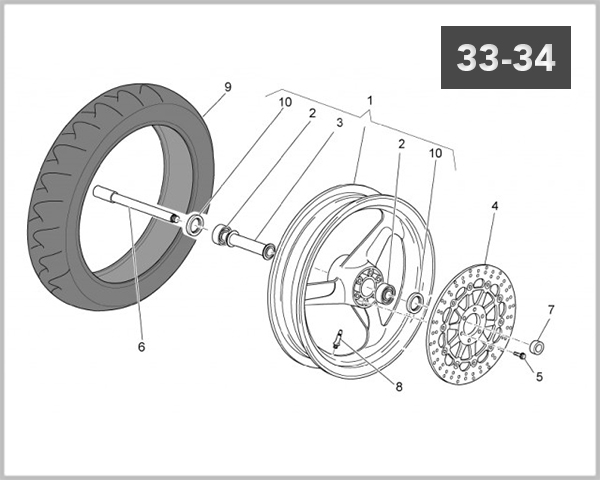 33-34 - FRONT WHEEL