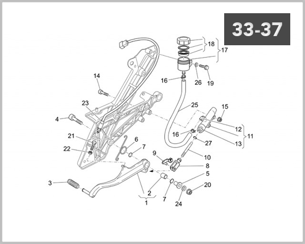 33-37 - REAR MASTER CYLINDER