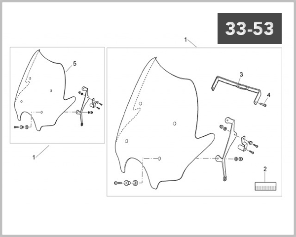 33-53 - WINDSHIELD TOURING