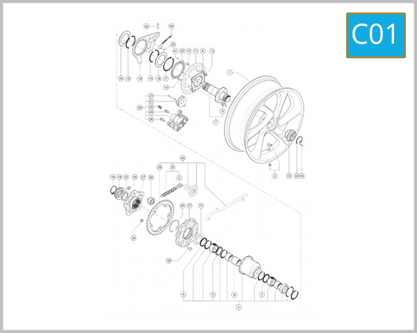 C01 - REAR WHEEL