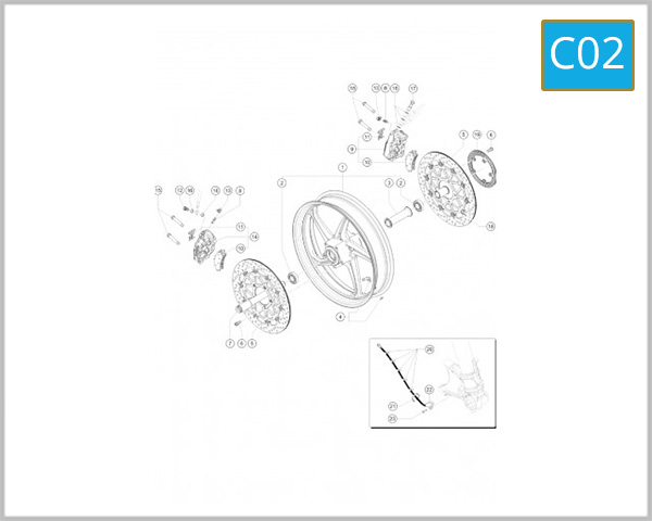 C02 - FRONT WHEEL 