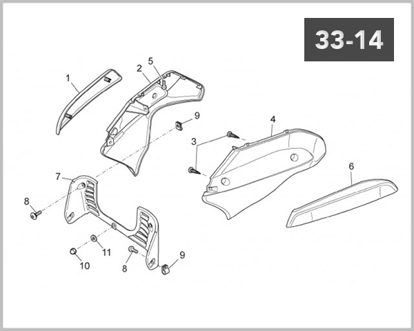 33-14 - FRONT BODY DUCT