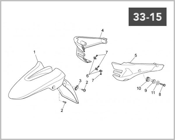 33-15 - FRONT FENDER