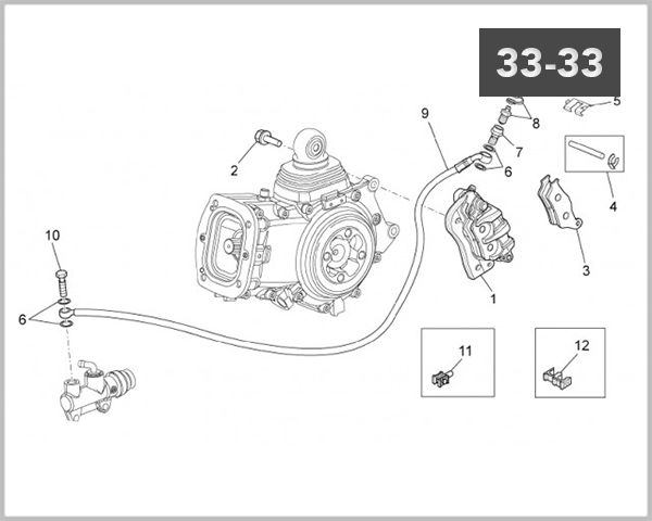 33-33 - REAR BRAKE CALIPER