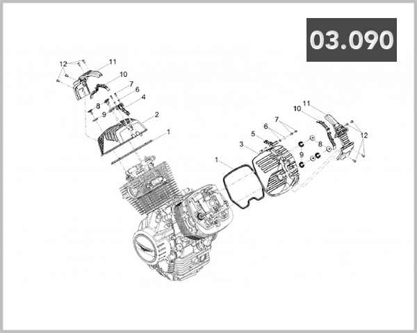 03-090 - COVER CYLINDER HEAD