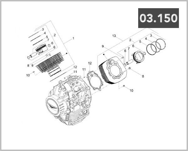 03-150 - CYLINDER-PISTON