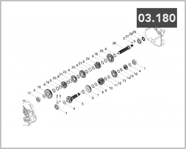 03-180 - TRANSMISSION GEAR