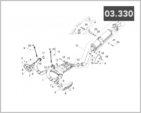 03-330 - EXHAUST SYSTEM