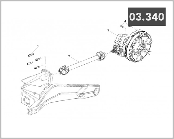 03-340 - REAR DRIVE SHAFT