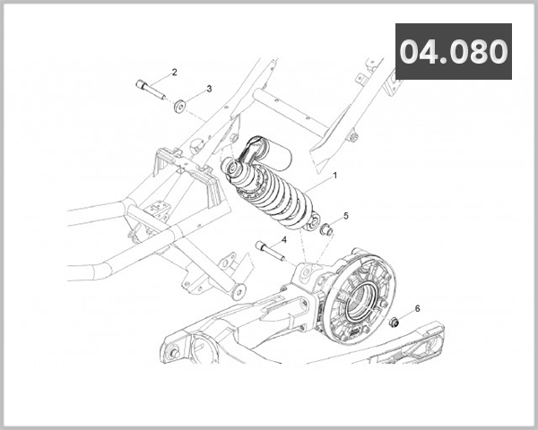 04-080 - REAR SHOCK ABSORBER 