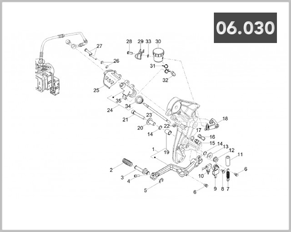 06-030 - MASTER CYLINDER REAR 