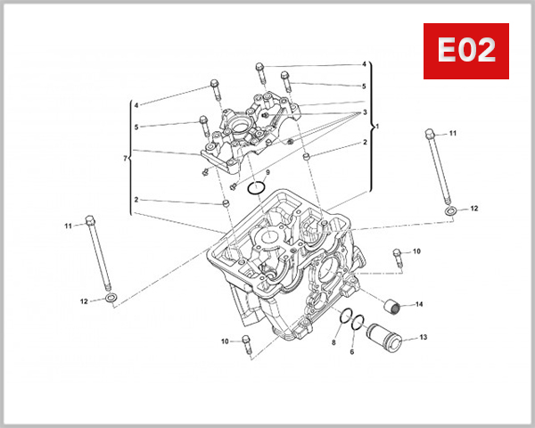 E02 - CYLINDER HEAD