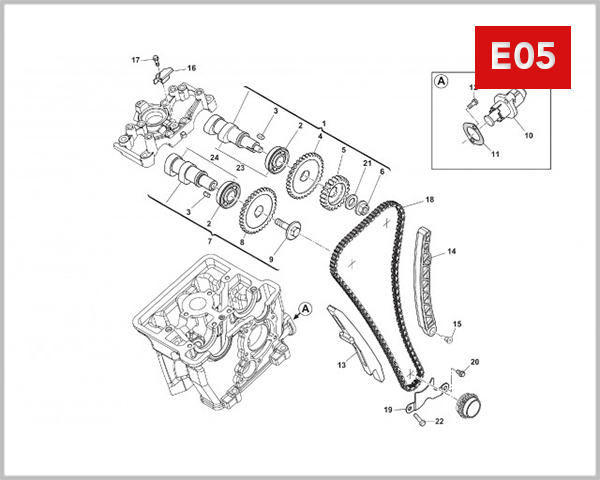 E05 - CAMSHAFT-CHAIN