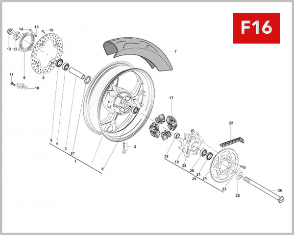 F16 - REAR WHEEL 