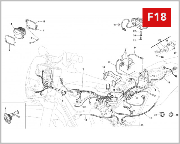 F18 - WIRE HARNESS