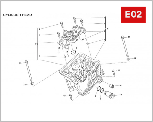 E02 - CYLINDER HEAD