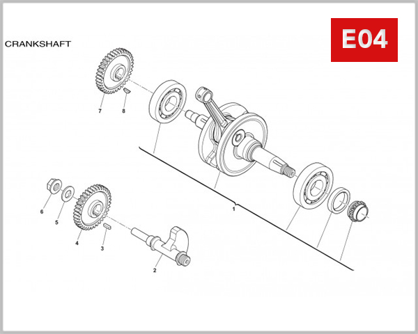 E04 - CRANKSHAFT