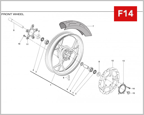 F14 - FRONT WHEEL