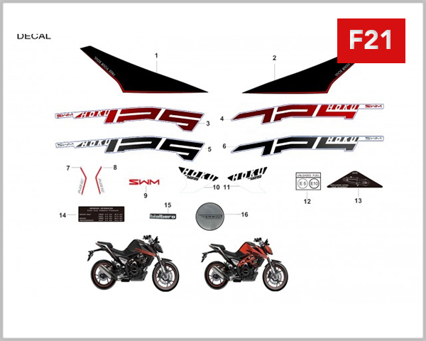 F21 - DECAL