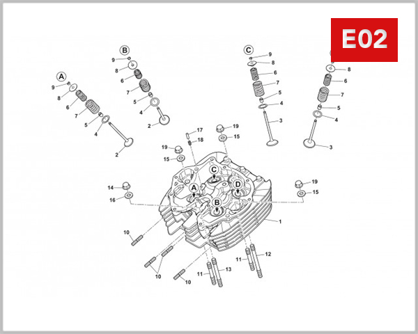 E02 - CYLINDER HEAD